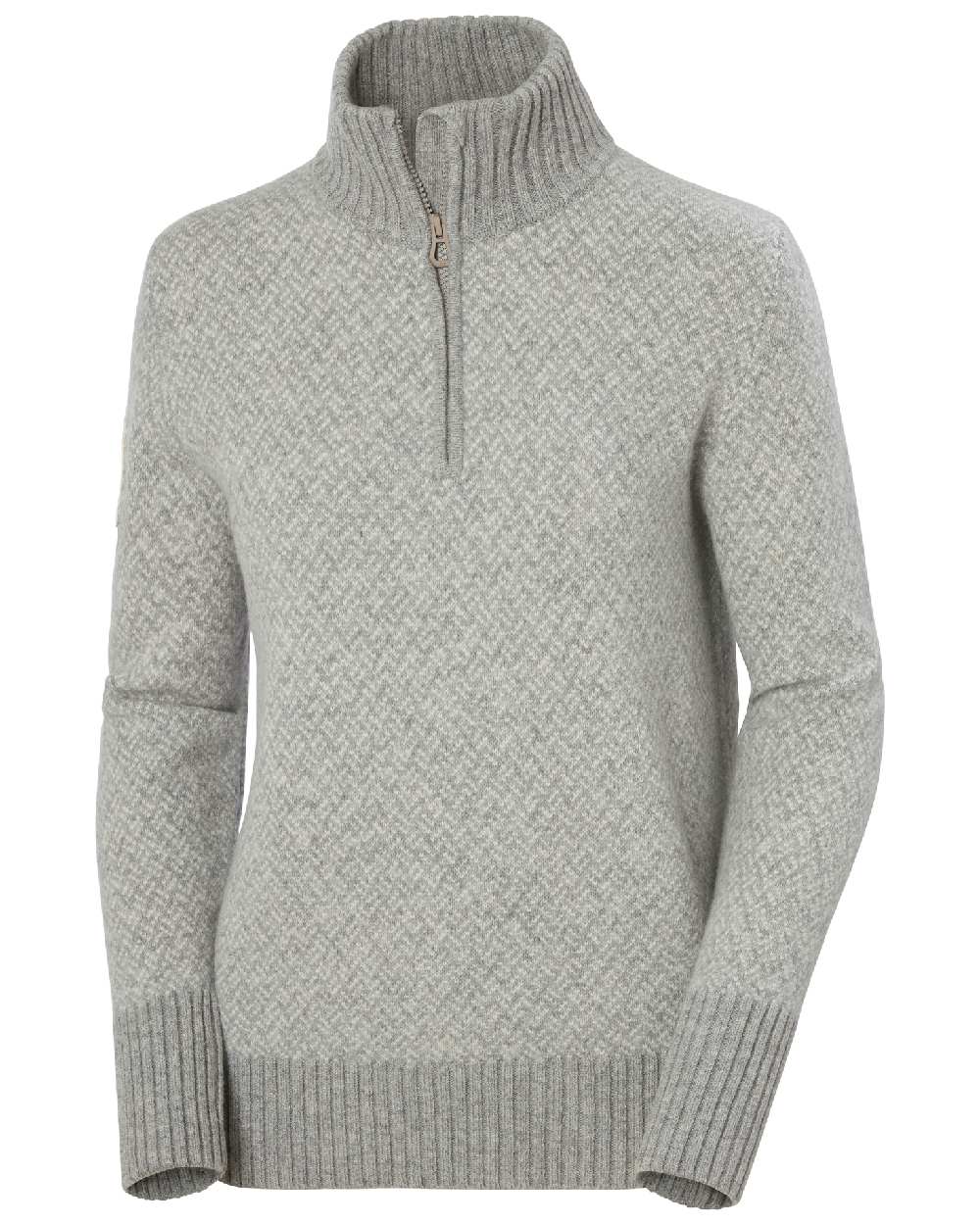 Terrazzo coloured Helly Hansen Womens Arctic Iceland Knit Sweater on white background 