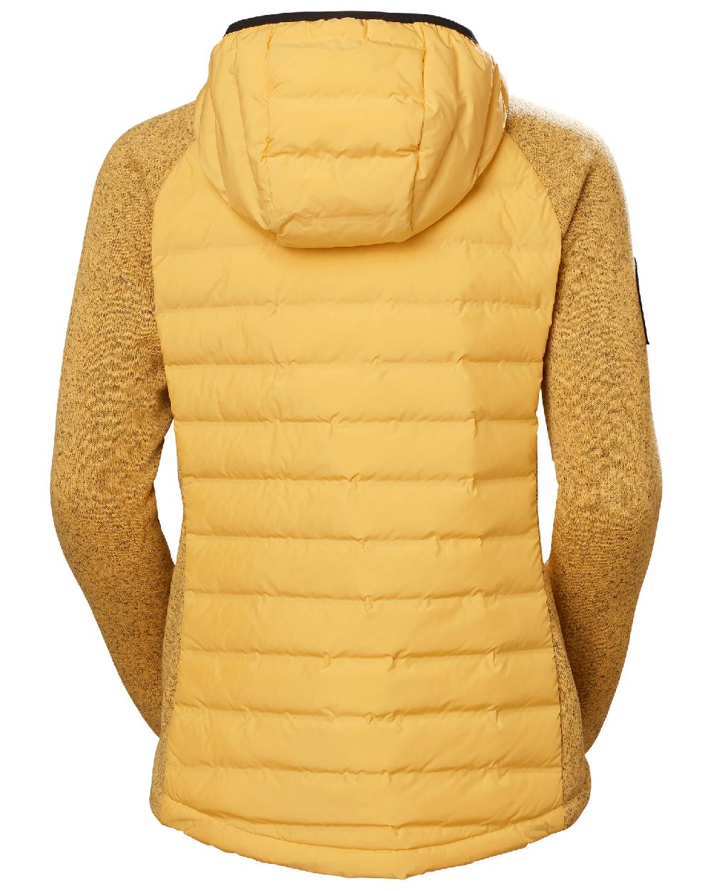 Honeycomb coloured Helly Hansen Womens Arctic Ocean Hybrid Insulator Jacket on white background 