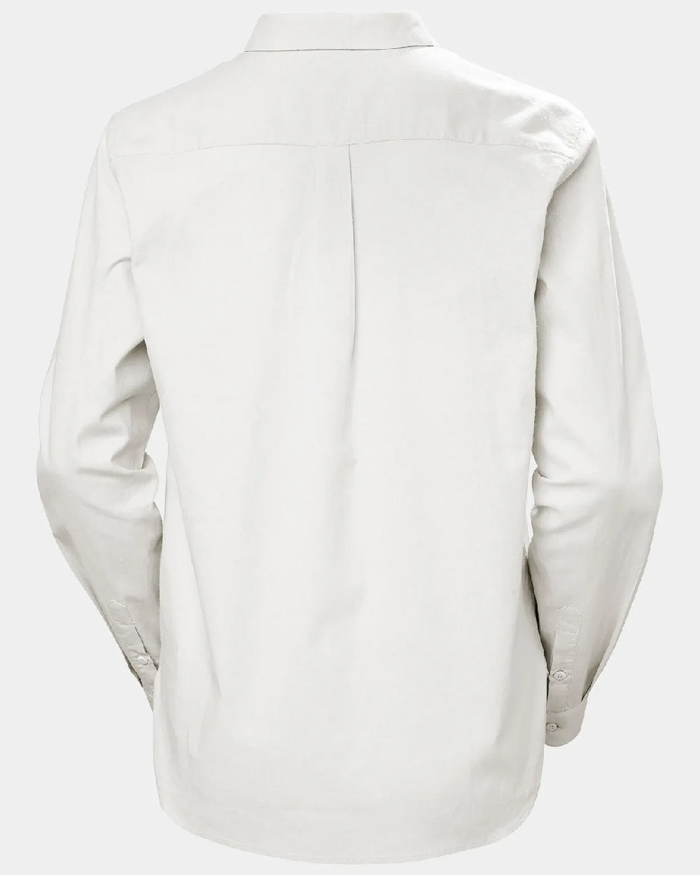 White coloured Helly Hansen Womens Club Shirt on grey background 