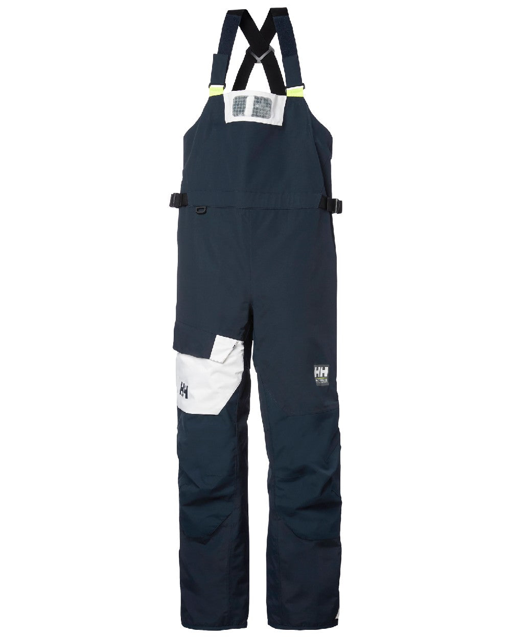 Navy coloured Helly Hansen Womens Newport Coastal Sailing Bib on white background 