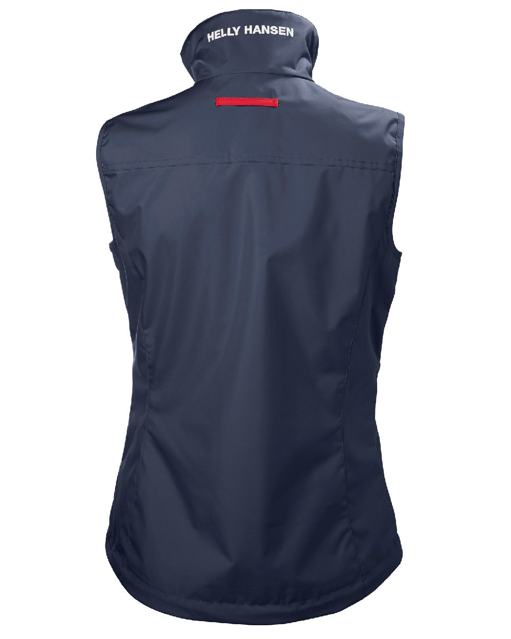 Navy coloured Helly Hansen Womens Crew Vest on white background 