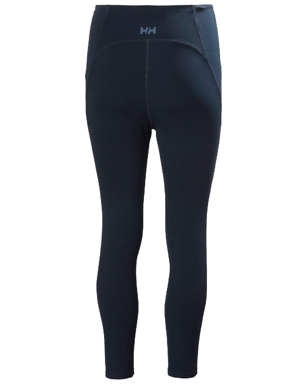 Navy coloured Helly Hansen Womens HP Leggings on white background 