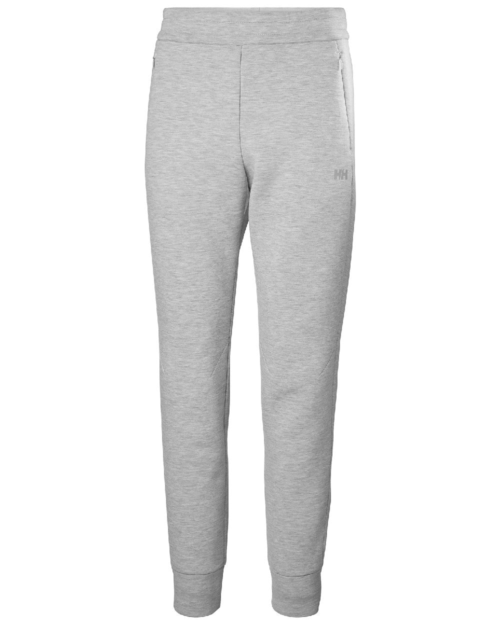 Grey Melange coloured Helly Hansen Womens HP Ocean Pants 2.0 on white background 