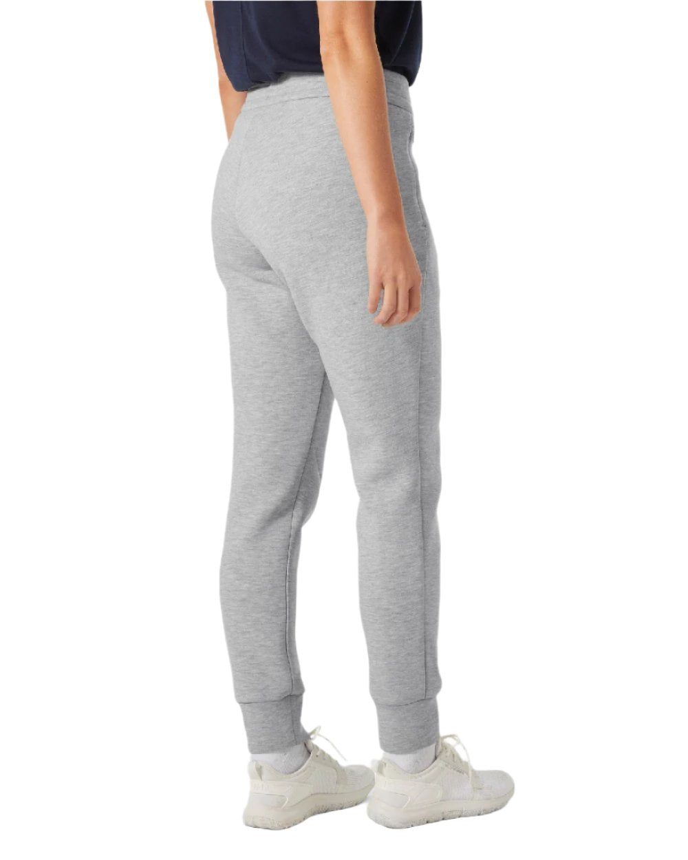 Grey Melange coloured Helly Hansen Womens HP Ocean Pants 2.0 on grey background 