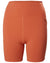 Terracotta coloured Helly Hansen Womens HP Short Leggings on white background #colour_terracotta