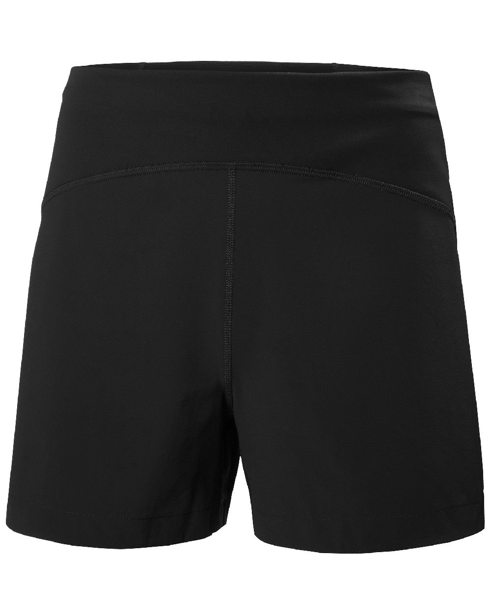 Black coloured Helly Hansen Womens HP Shorts on white background 