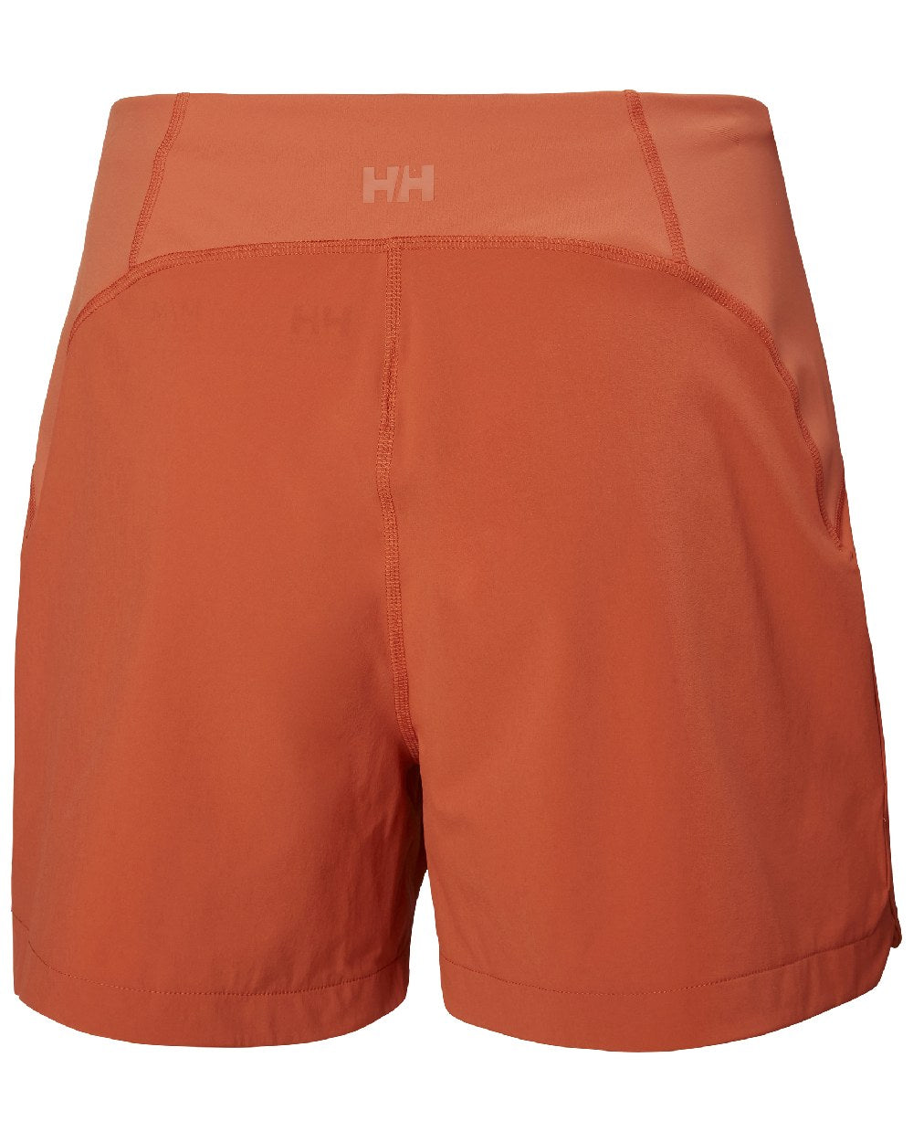 Canyon coloured Helly Hansen Womens HP Shorts on white background 