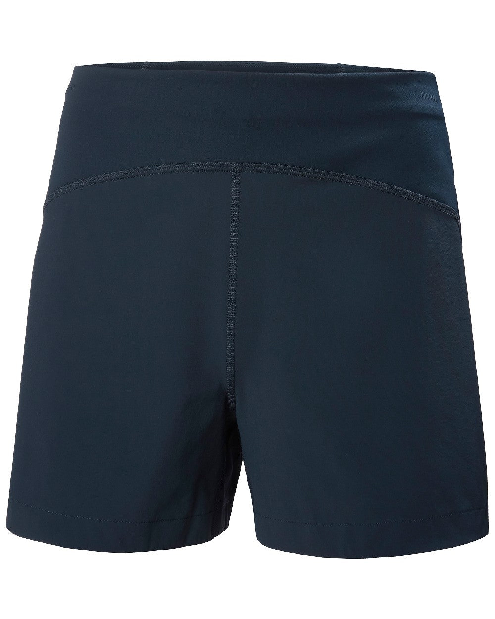 Navy coloured Helly Hansen Womens HP Shorts on white background 