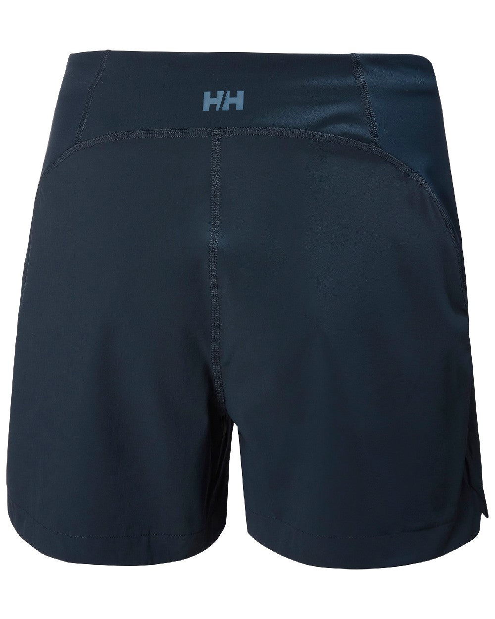 Navy coloured Helly Hansen Womens HP Shorts on white background 