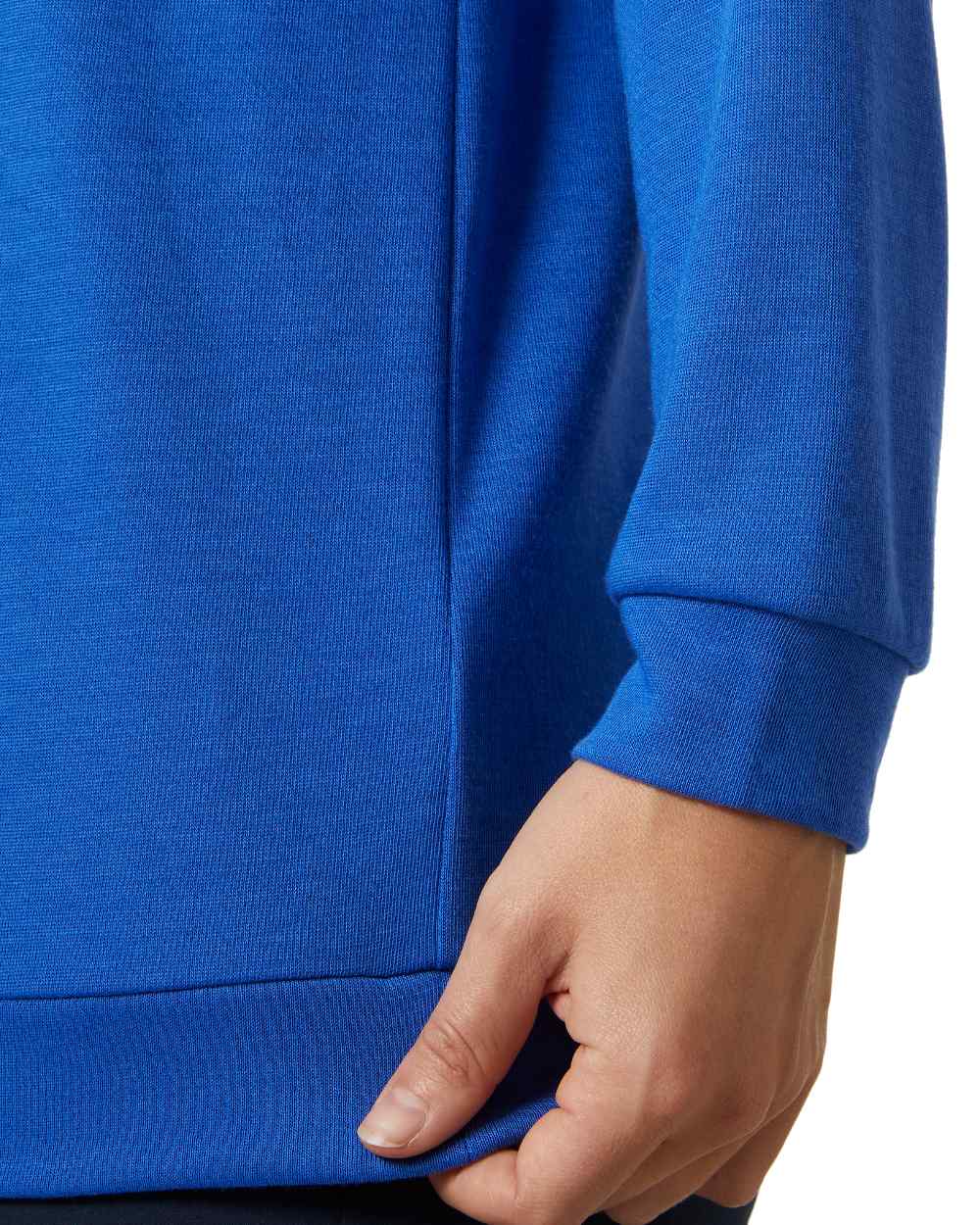 Cobalt 2.0 American Magic coloured Helly Hansen Womens Inshore Half Zip Pullover on white background 