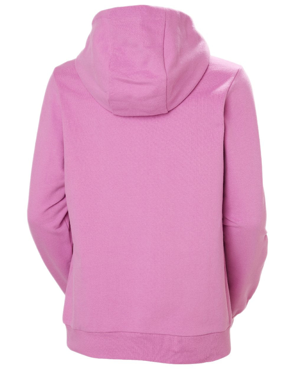 Meta Pink Coloured Helly Hansen Womens Logo Hoodie 2.0 on White Background
