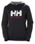 Navy coloured Helly Hansen Womens Logo Hoodie on white background #colour_navy