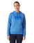 Ultra Blue coloured Helly Hansen Womens Logo Hoodie on white background #colour_ultra-blue
