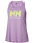 Heather coloured Helly Hansen Womens Logo Singlet on white background #colour_heather