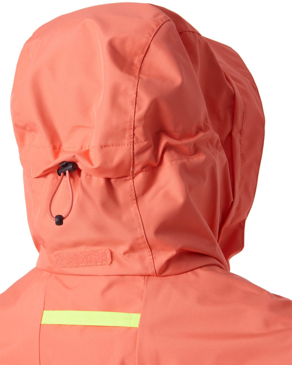 Peach Echo coloured Helly Hansen Womens Newport Inshore Sailing Jacket on white background 