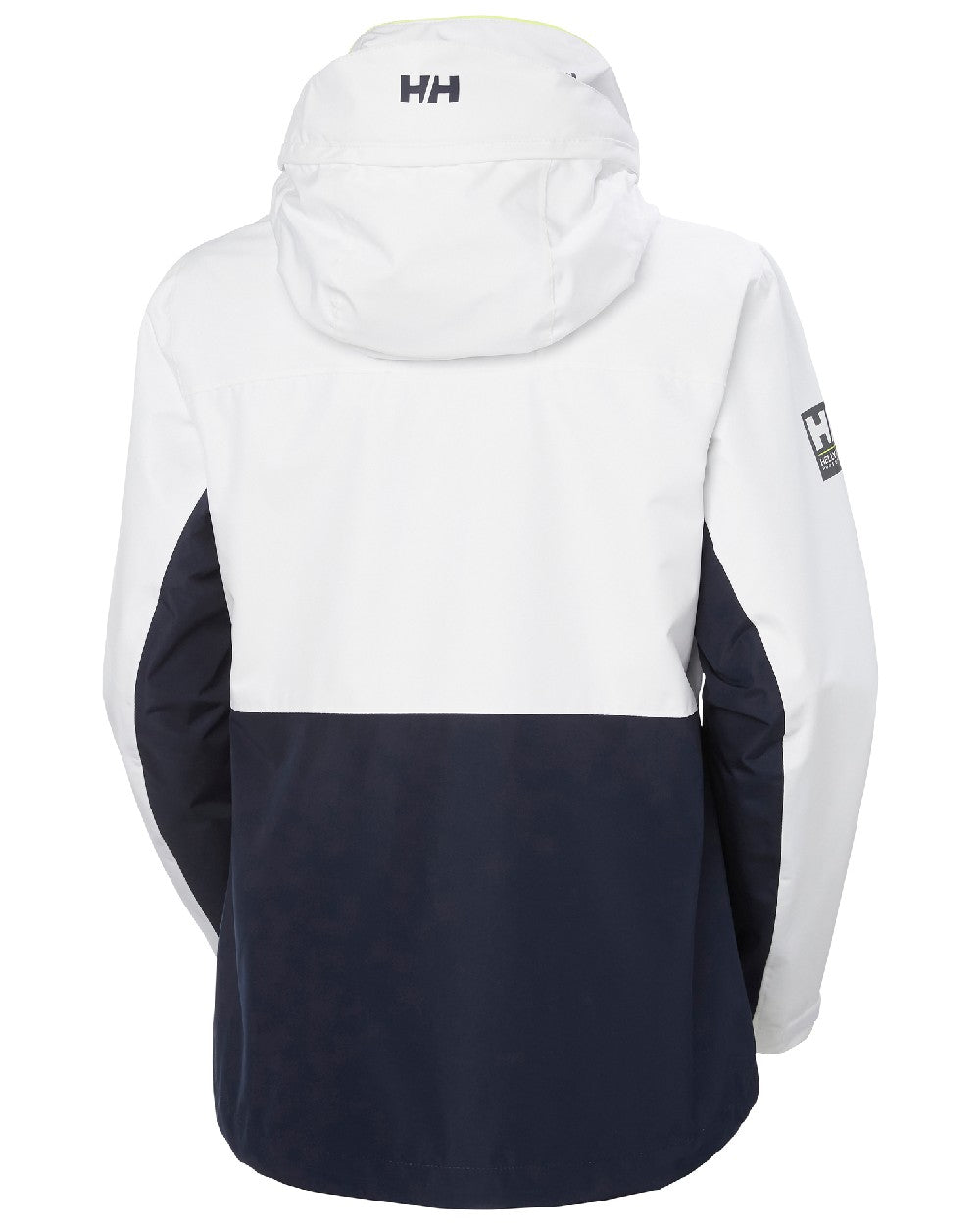 White coloured Helly Hansen Womens Newport Inshore Sailing Jacket on white background 