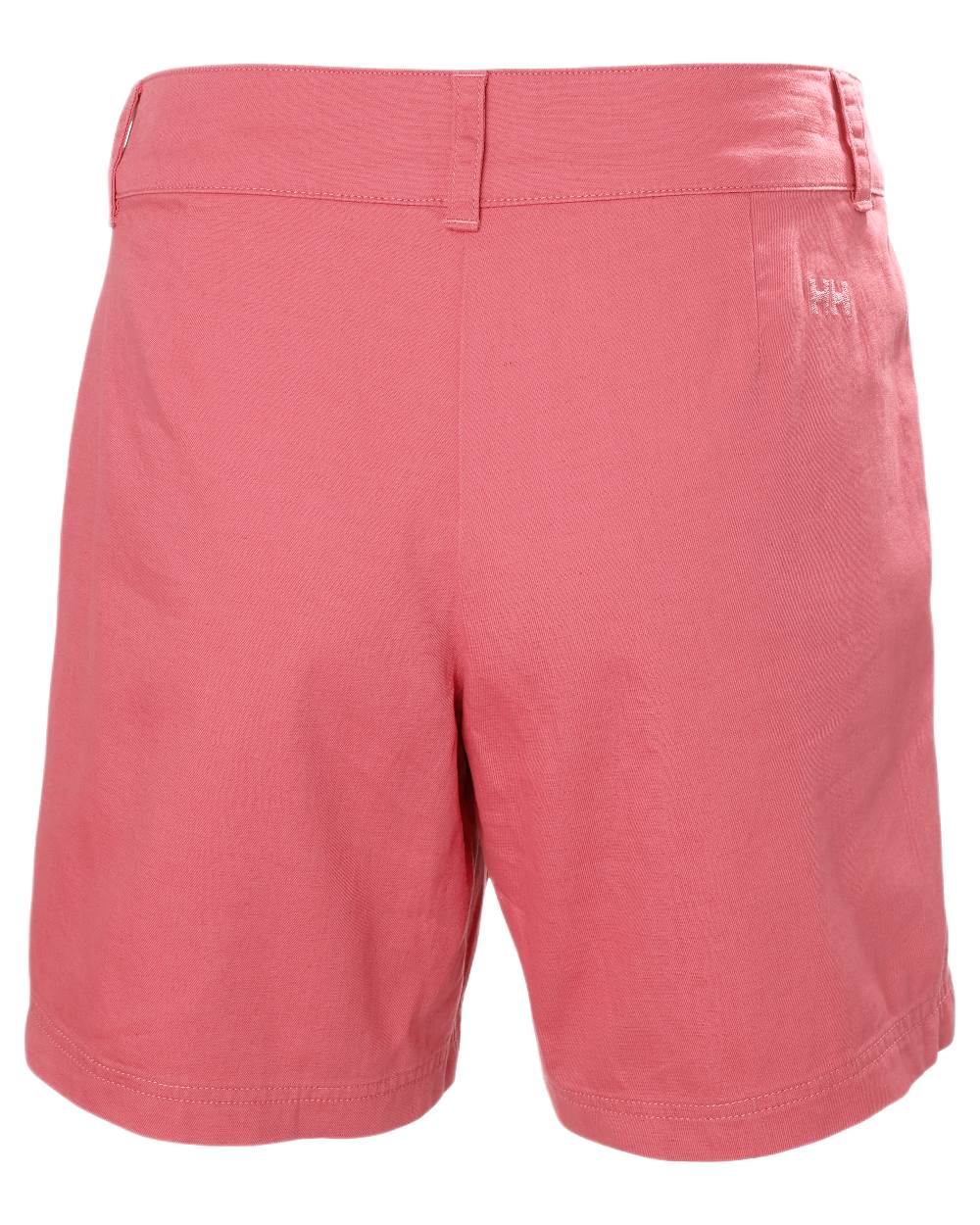 Washed Red Coloured Helly Hansen Womens Pier Shorts on White Background
