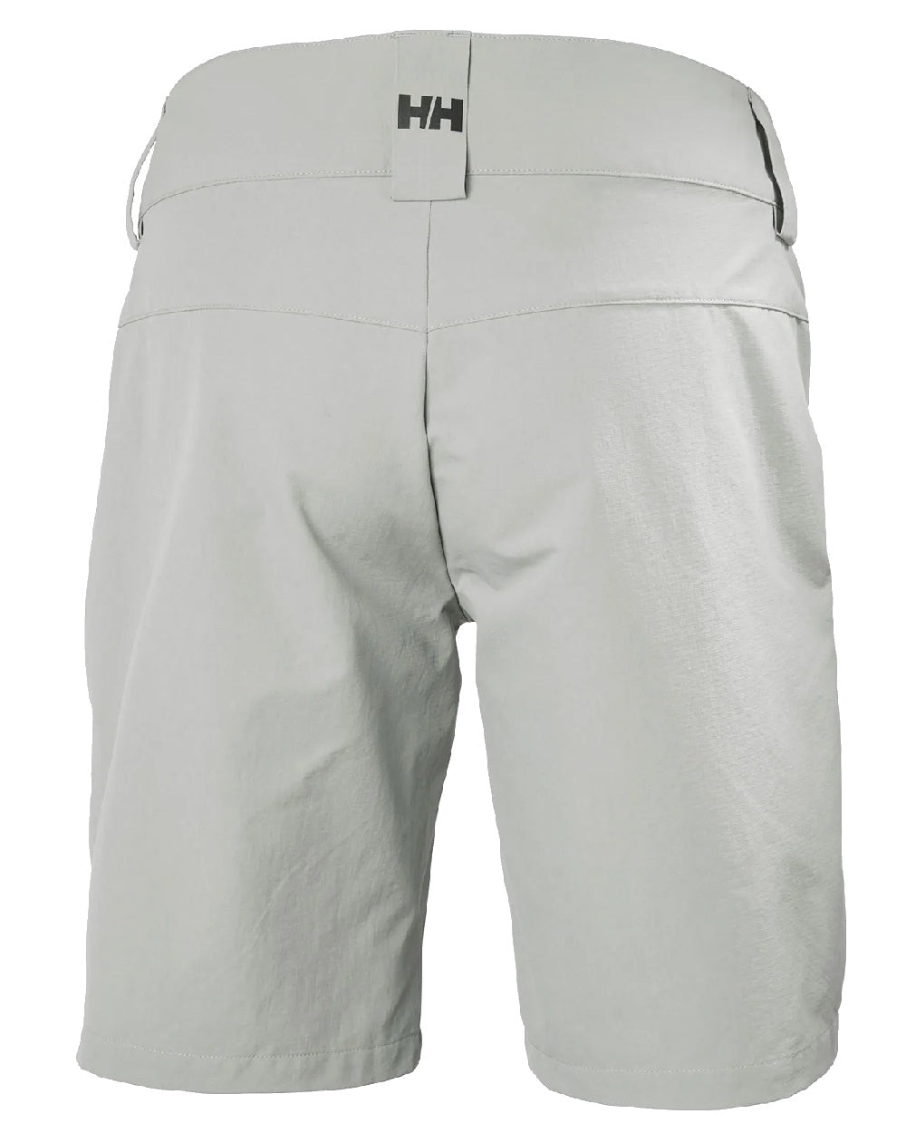 Grey Fog coloured Helly Hansen Womens Quick Dry Cargo Shorts on white background 