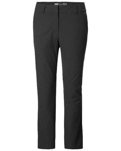 Ebony coloured Helly Hansen Womens Quick Dry Pants on white background 