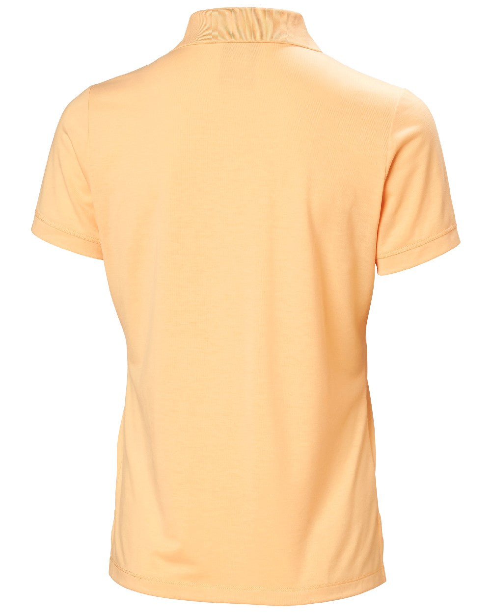 Miami Peach coloured Helly Hansen Womens Siren Quick Dry Polo T-shirt on white background 