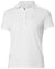 White coloured Helly Hansen Womens Siren Quick Dry Polo T-shirt on white background #colour_white