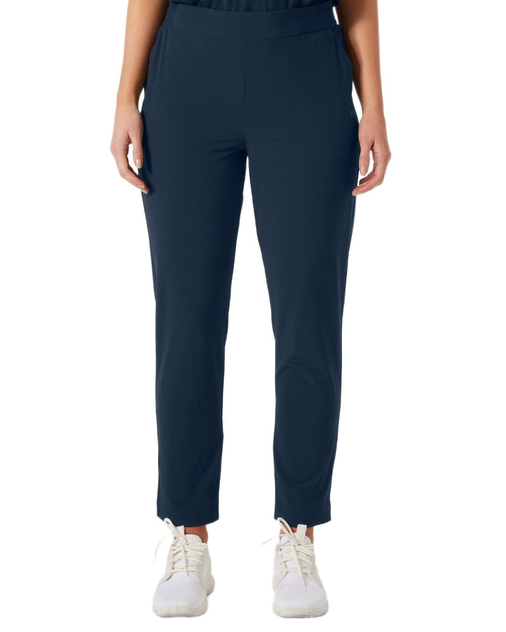 Navy Coloured Helly Hansen Womens Thalia Pants 2.0 on White Background
