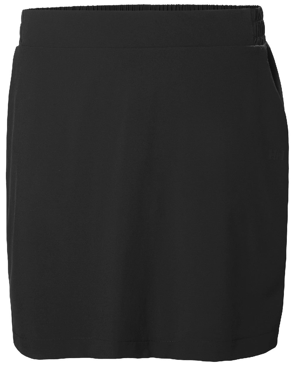 Black coloured Helly Hansen Womens Thalia Skirt 2.0 on white background 