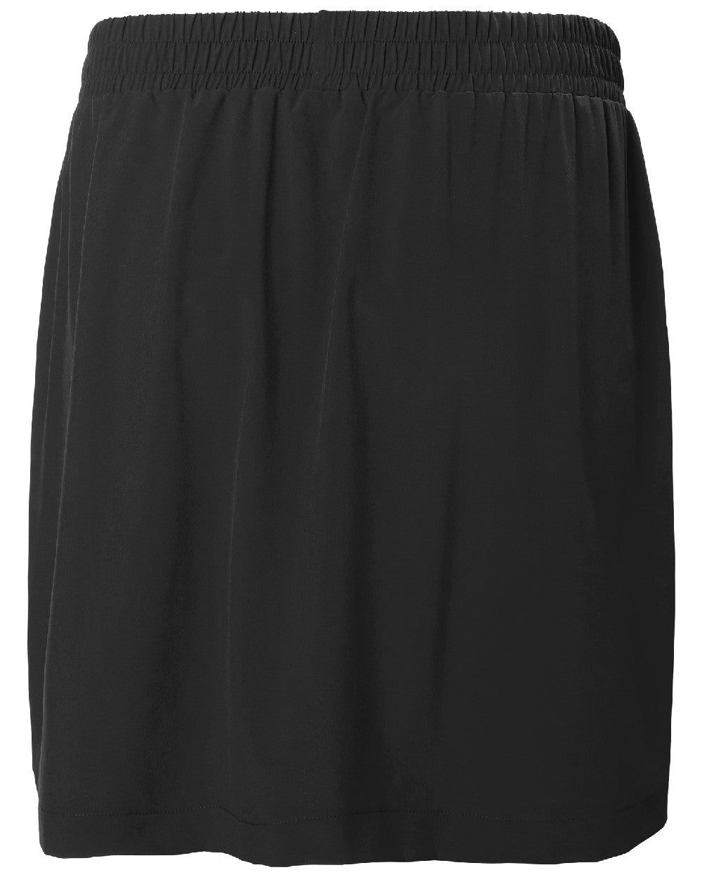 Black coloured Helly Hansen Womens Thalia Skirt 2.0 on white background 