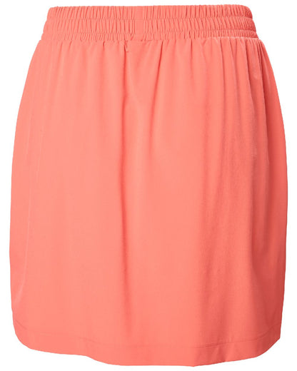 Peach Echo coloured Helly Hansen Womens Thalia Skirt 2.0 on white background 