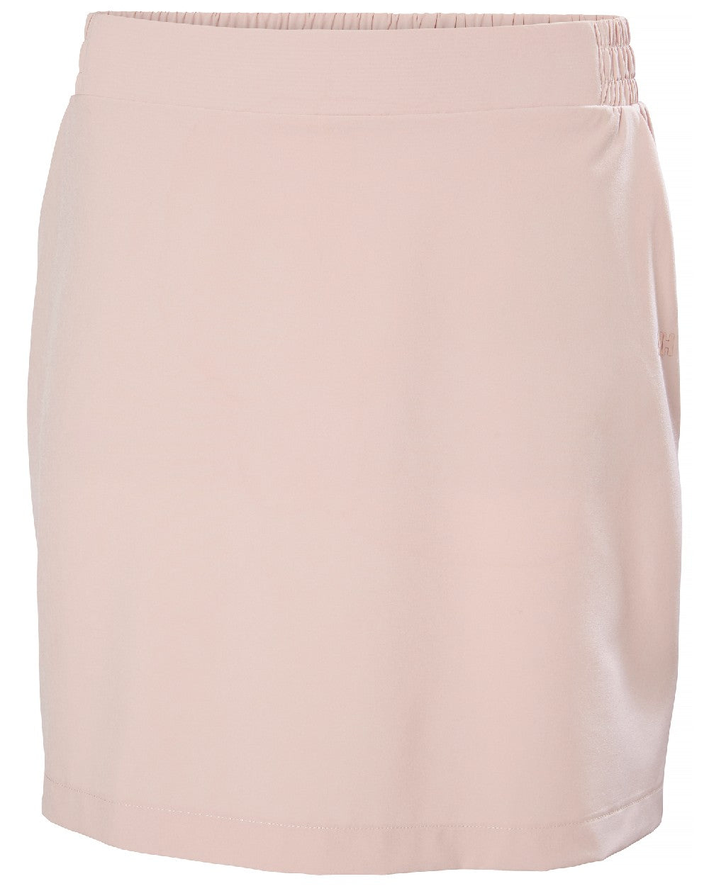 Pink Cloud coloured Helly Hansen Womens Thalia Skirt 2.0 on white background 