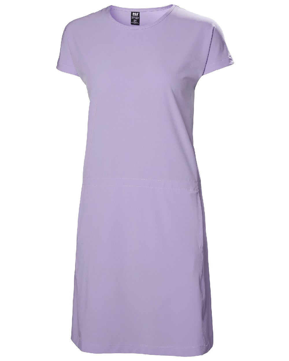 Heather coloured Helly Hansen Womens Thalia Summer Dress 2.0 on white background 