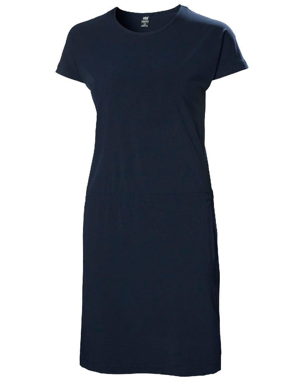 Navy coloured Helly Hansen Womens Thalia Summer Dress 2.0 on white background 