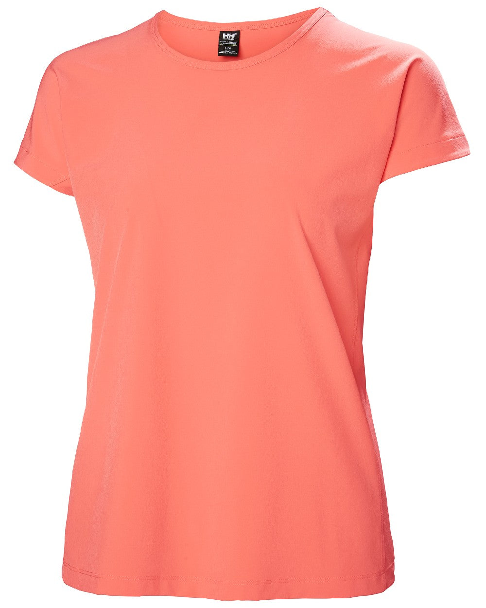 Peach Echo coloured Helly Hansen Womens Thalia Summer Top on white background 