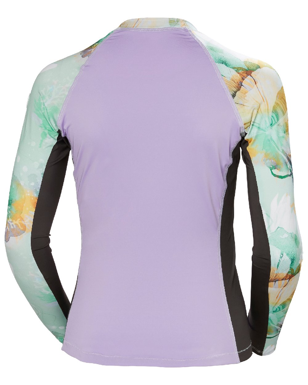 Jade Esra coloured Helly Hansen Womens Waterwear Rashguard on white background 