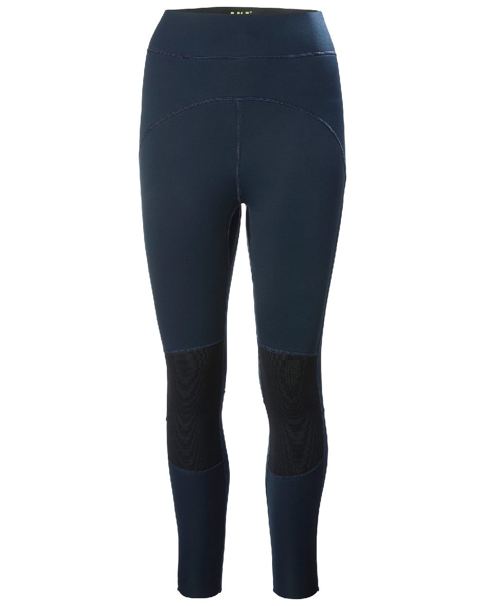 Navy coloured Helly Hansen Womens Waterwear Tights 2.0 on white background 