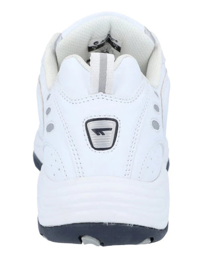 White Coloured Hi-Tec Blast Lite Trainers On A White Background 