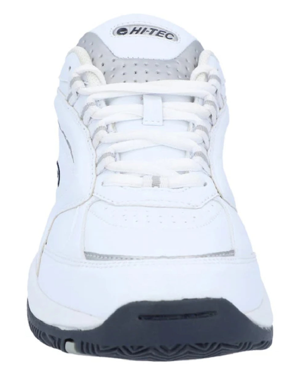 White Coloured Hi-Tec Blast Lite Trainers On A White Background 