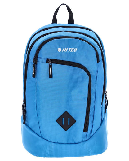 Swedish Blue Coloured Hi-Tec Commute 26L Backpack On A White Background 