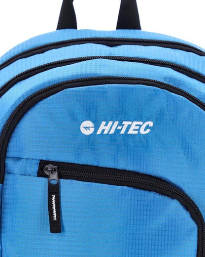 Swedish Blue Coloured Hi-Tec Commute 26L Backpack On A White Background 