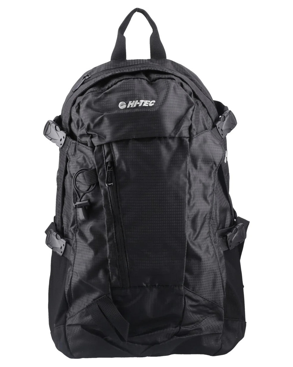 Black Cool Grey Coloured Hi-Tec Felix 2.0 Backpack On A White Background 