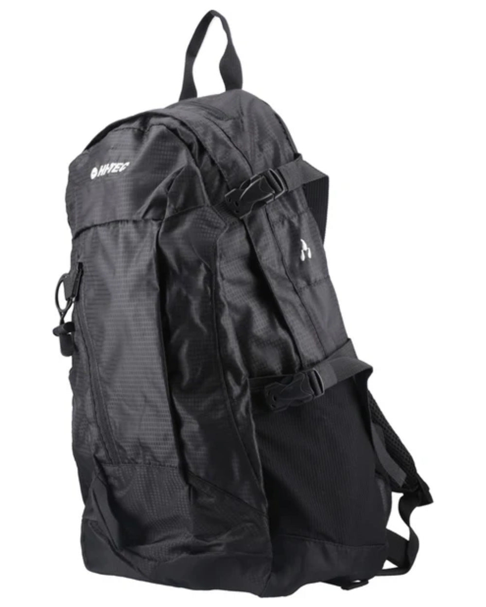 Black Cool Grey Coloured Hi-Tec Felix 2.0 Backpack On A White Background 