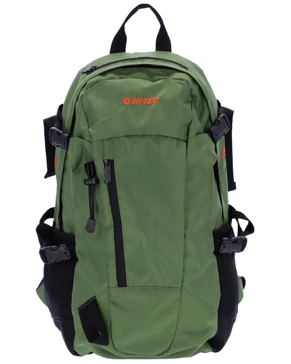 Green Coloured Hi-Tec Felix 2.0 Backpack On A White Background 