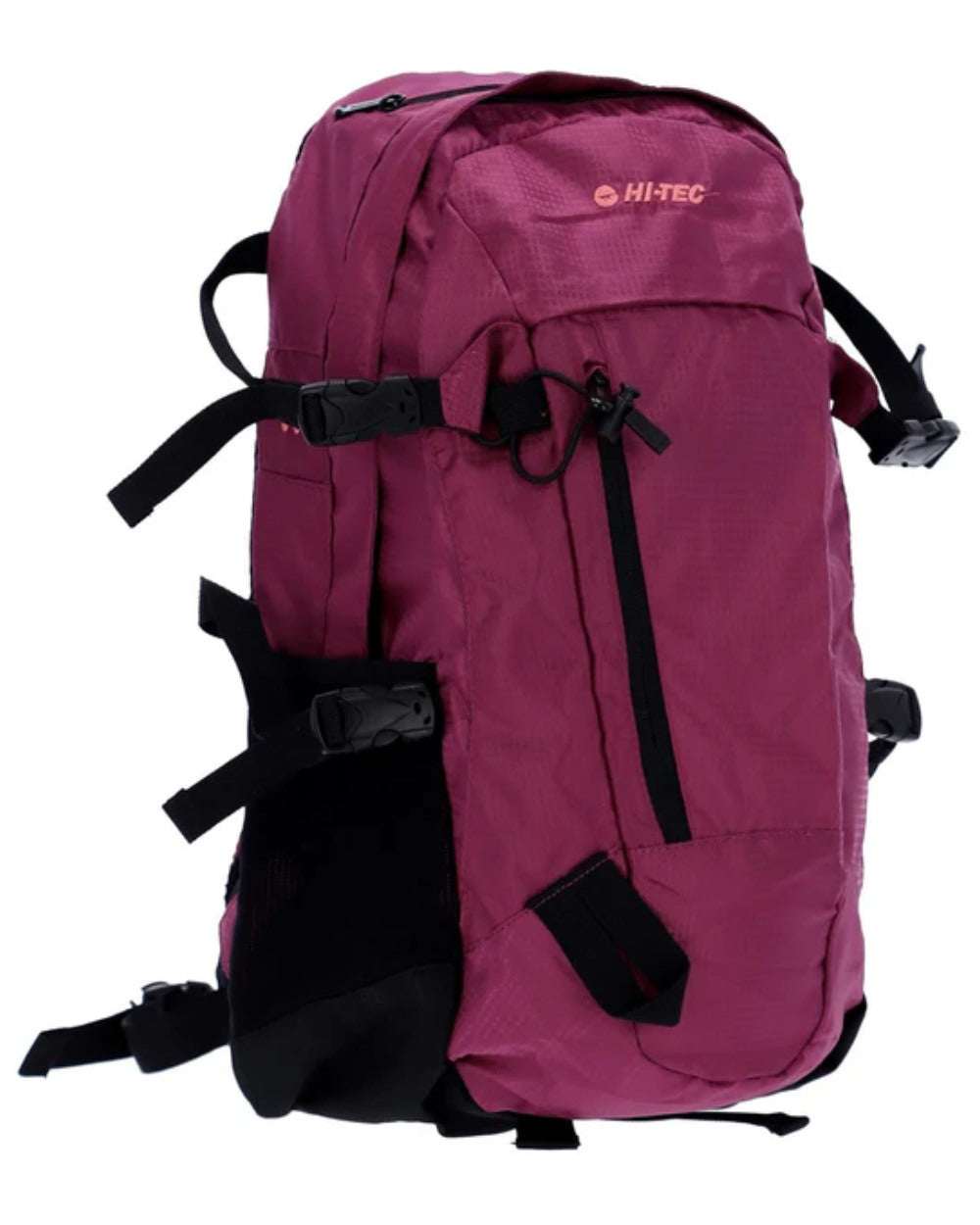 Purple Coloured Hi-Tec Felix 2.0 Backpack On A White Background 