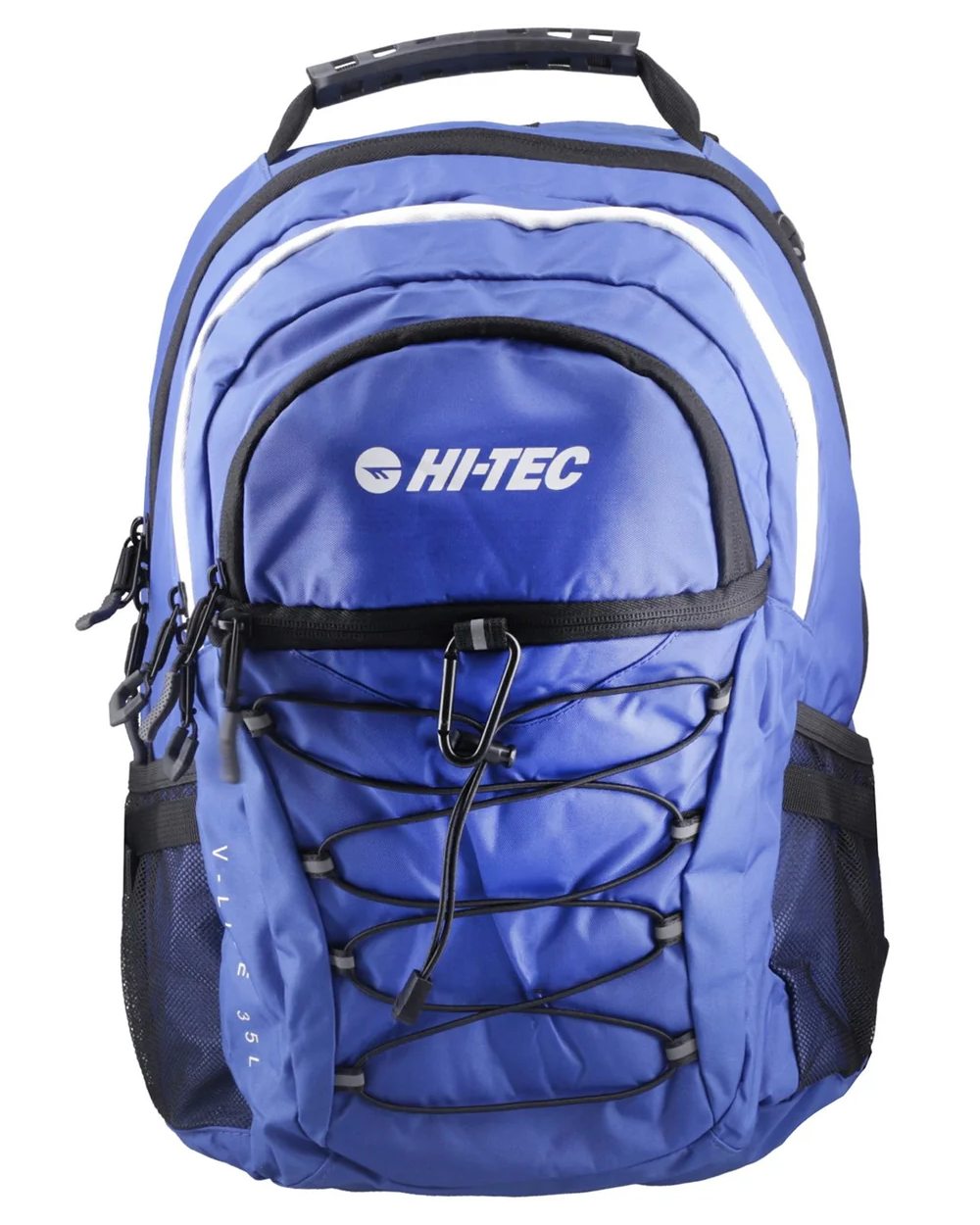 Twilight Blue Coloured Hi-Tec Glencoe Backpack On A White Background 