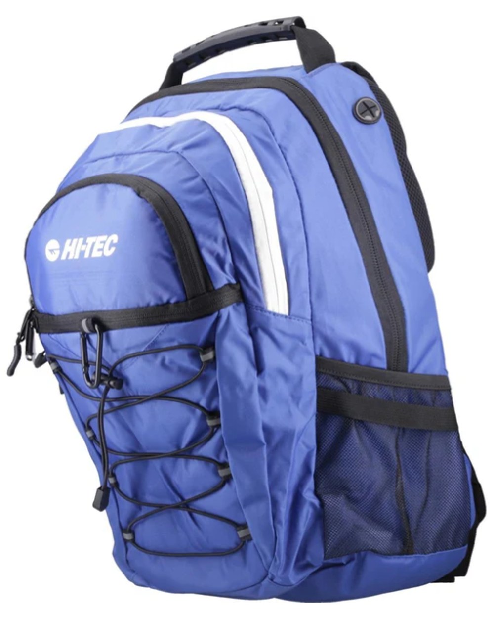 Twilight Blue Coloured Hi-Tec Glencoe Backpack On A White Background 