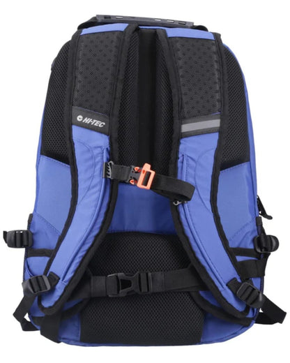 Twilight Blue Coloured Hi-Tec Glencoe Backpack On A White Background 