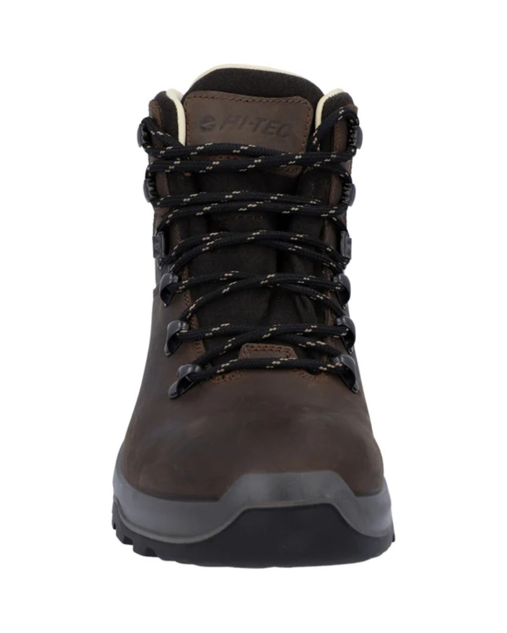 Brown Coloured Hi-Tec Mens Ravine Pro Boots On A White Background