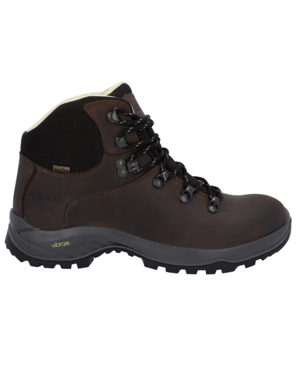 Brown Coloured Hi-Tec Mens Ravine Pro Boots On A White Background