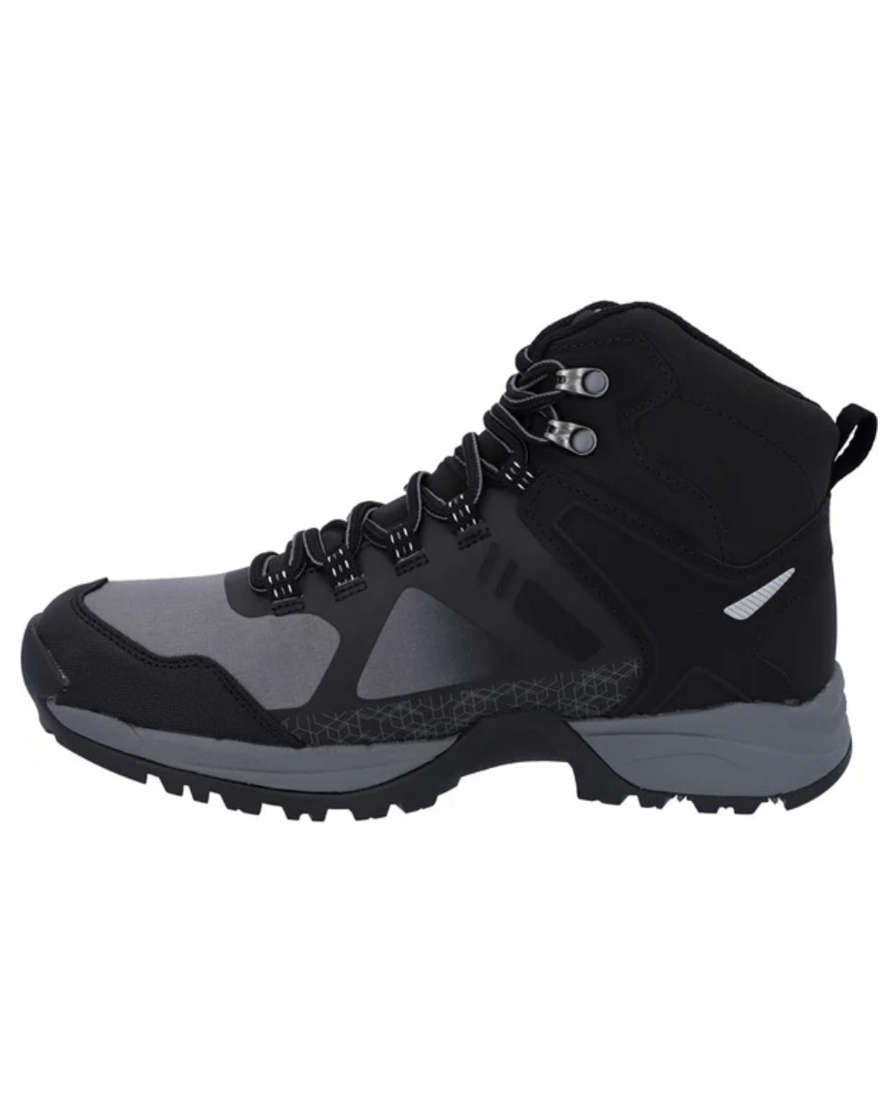 Black Coloured Hi-Tec Mens V-Lite Psych Boots On A White Background 