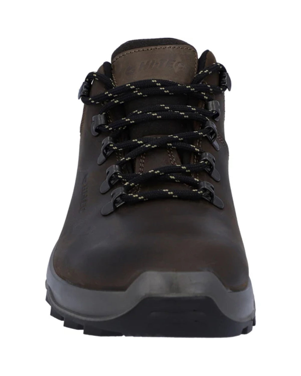 Brown Coloured Hi-Tec Mens Walk Lite Camino Ultra Shoes On A White Background 